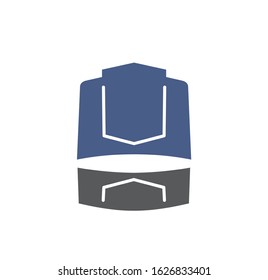 Car part icon on background for graphic and web design. Creative illustration concept symbol for web or mobile app.