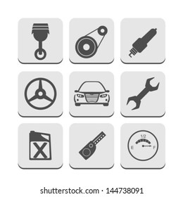 Car part icons