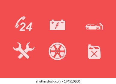 Car part icons