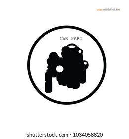 Car Parts Icon.Vector illustration. 