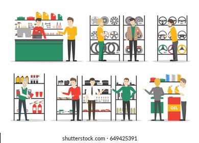 Car parts store.
