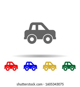 Car, passenger multi color style icon. Simple glyph, flat vector of transport icons for ui and ux, website or mobile application