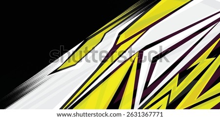 Car pattern graphic vector with exclusive colors. Abstract grunge background design for vehicle vinyl wrap and sports car, racing car, modern.