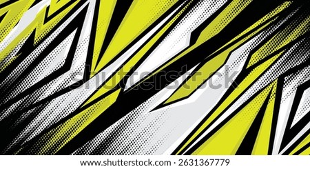 Car pattern graphic vector with exclusive colors. Abstract grunge background design for vehicle vinyl wrap and sports car, racing car, modern.