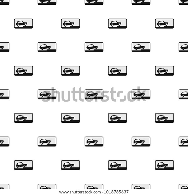 Car pattern\
seamless in flat style for any\
design