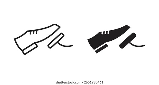 Icono del pedal del coche. Versiones planas y de trazo. Elementos gráficos.