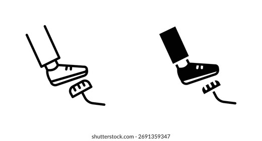 icono de pedal de coche Ilustración vectorial simple para gráfico y Diseño web.