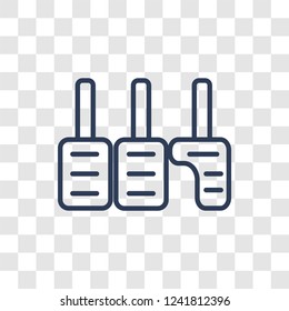 car pedal icon. Trendy linear car pedal logo concept on transparent background from car parts collection
