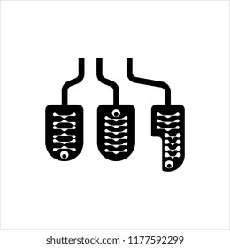 Car Pedal Icon Vector Art Illustration