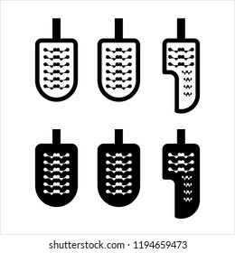 Car Pedal Icon Vector Art Illustration