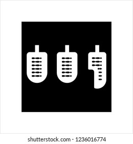 Car Pedal Icon Vector Art Illustration