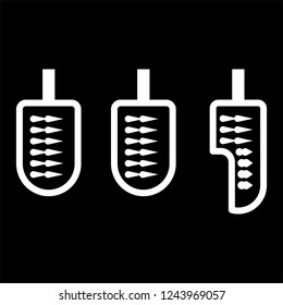 Car Pedal Icon Vector Art Illustration