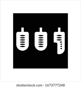 Car Pedal Icon Vector Art Illustration