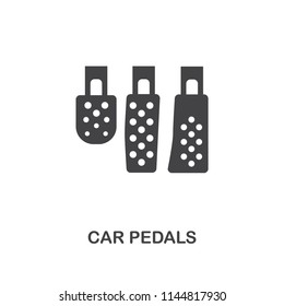 Car Pedals creative icon. Simple element illustration. Car Pedals concept symbol design from car parts collection. Can be used for web, mobile, web design, apps, software, print