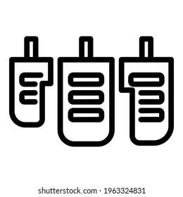 Car pedals icon. Outline Car pedals vector icon for web design isolated on white background