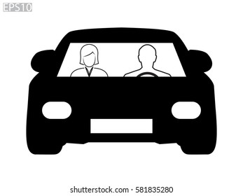 car, people, icon vector illustration eps10