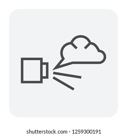 Car performance test icon design, editable stroke.