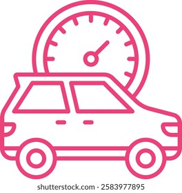 Car Performance vector icon. Can be used for printing, mobile and web applications.