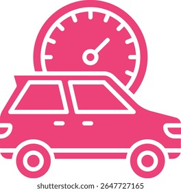 Ícone do vetor Desempenho do Carro. Pode ser usado para impressão, aplicativos móveis e da Web.