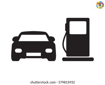 car, petrol, icon, vector illustration eps10