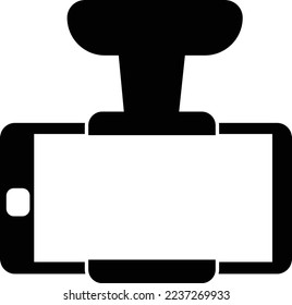 Car phone data charger holder icon. Car phone holder sign. flat style. 