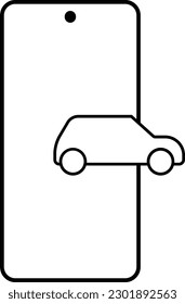 car phone transportation truck vehicle Glyph