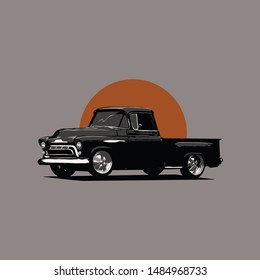 car pickup vector design illustration
