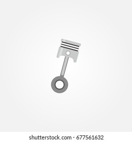 Car Piston. Design Vector Illustration
