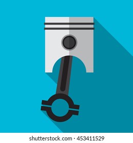 Car piston flat icon illustration isolated vector sign symbol