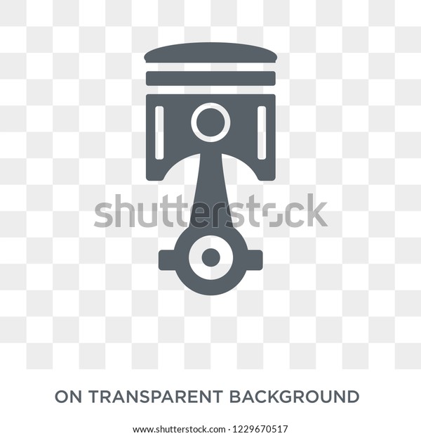 car piston icon. car piston design concept\
from Car parts collection. Simple element vector illustration on\
transparent background.