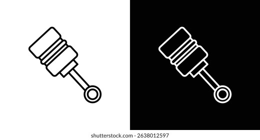 Car Piston icon Graphic vector set for ui design