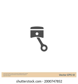 Car Piston Icon Vector illustration simple design element