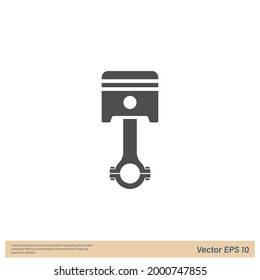 Car Piston Icon Vector illustration simple design element
