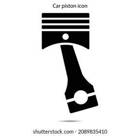 Car piston icon vector illustration graphic on background