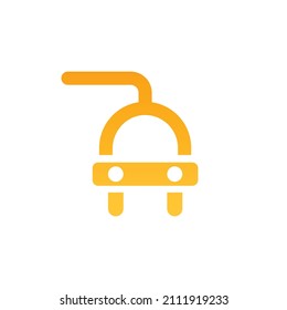 Car plug logo, illustration, modern business, icon, symbol, logo template, power plug, plug car, cord, creative sign, vector, flash