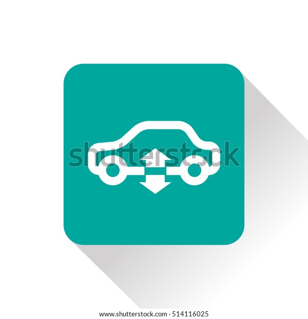 car pneumatic or hydraulic suspension warning vector
hmi dashboard flat icon