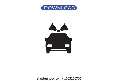 car police icon or logo isolated sign symbol vector illustration - high quality black style vector icons.