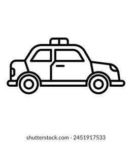 Car police icon vector design template