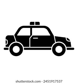 Car police icon vector design template