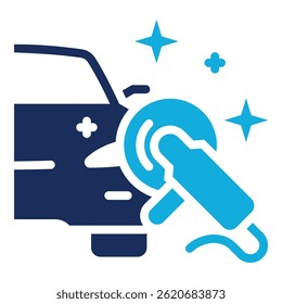 Car Polish Icon Element For Design