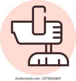 Autopolitur, Illustration oder Symbol, Vektorgrafik auf weißem Hintergrund.