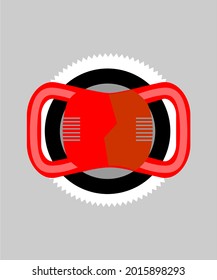 Car polisher icon vector design.