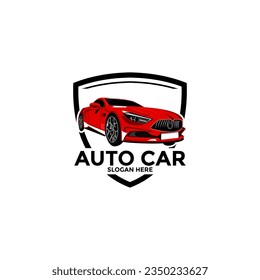 Logo-Design für Car Premium-Konzepte, Logo für die Automobilgarage, Vektorvorlage