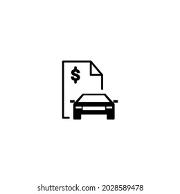 Car Price List icon simple vector perfect illustration