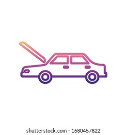 camión problema nolan icono. Línea delgada simple, vector de esquema de servicio de Camiones e iconos de piezas de reparación para ui y ux, sitio web o aplicación móvil