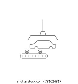 car production icon. Web element. Premium quality graphic design. Signs symbols collection, simple icon for websites, web design, mobile app, info graphics on white background