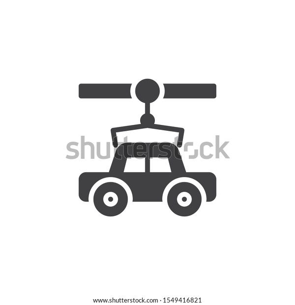 Car production process\
vector icon. filled flat sign for mobile concept and web design.\
Robotic automotive assembly glyph icon. Symbol, logo illustration.\
Vector graphics