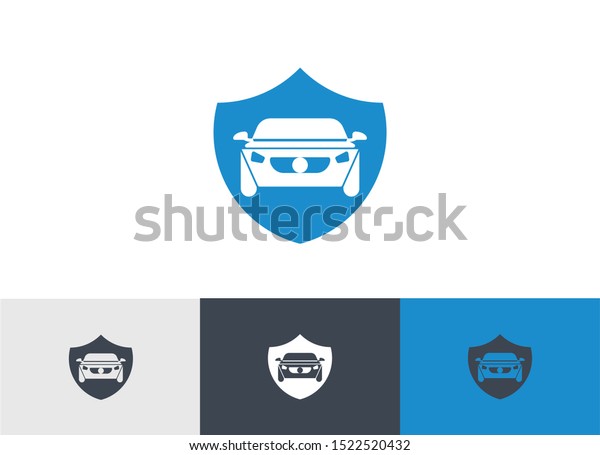 Car protection icon\
- car security vector