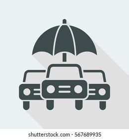 Car protection - Minimal vector icon