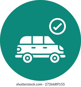 Ilustración de diseño de icono de Vector de protección de coche